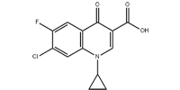 7‑Chloro‑1‑cyclopropyl‑6‑fluoro‑4‑oxoquinoline‑3‑carboxylic acid